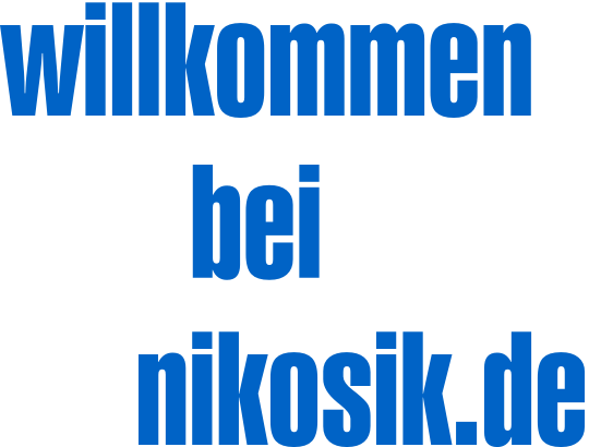 willkommen bei nikosik.de